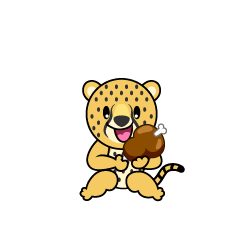 Eatting Cheetah