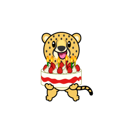 Birthday Cheetah