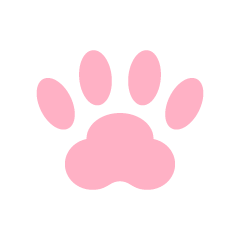 Pink Paw Print