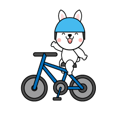 Rabbit Riding a Bicycle