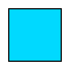 Light Blue Square