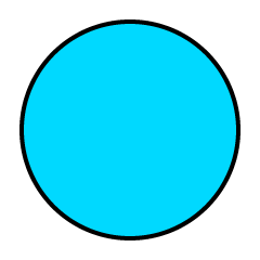 Light Blue Circle