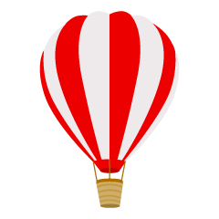 Red Hot Air Balloon