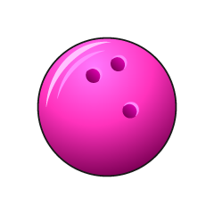 Pink Bowling Ball