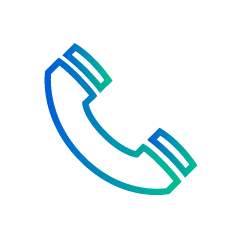 Blue Handset