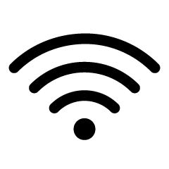 Wifi Round BW