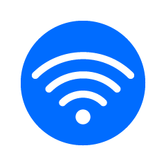 Wifi Blue Circle