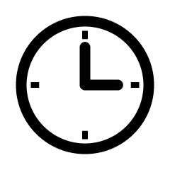 Simple Clock BW