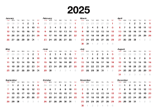 Calendario Blanco 2023