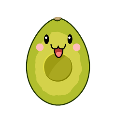 Cute Cut Avocado