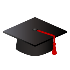 Red Graduation Cap