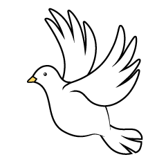 Flying Dove Symbol