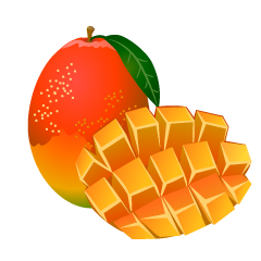 Cut Apple Mango