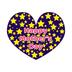 Mother's Day Heart with Starry