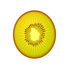 Sliced Gold Kiwi