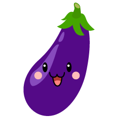 Cute Eggplant