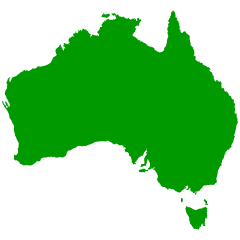 Mapa de Australia