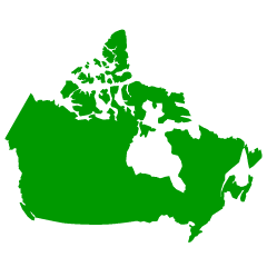 Mapa de canadá