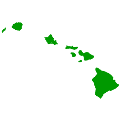 Mapa de Hawaii