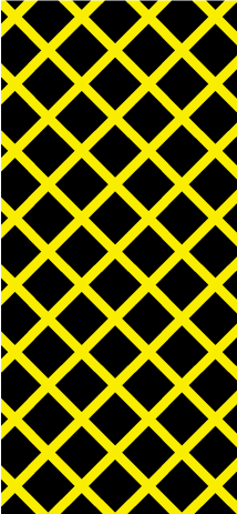 Yellow Check Line on Black