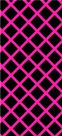 Pink Check Line on Black