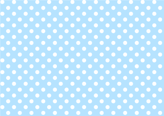 Polka Dot on Light Blue