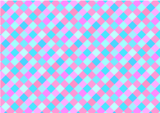 Light Pink and Blue Checker