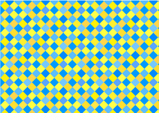 Yellow and Blue Checker