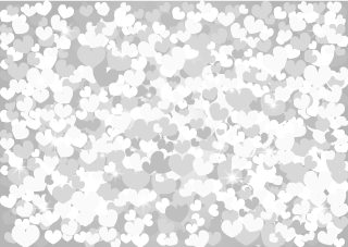 Lots of White Hearts