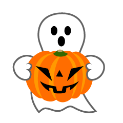 Ghost with Pumpkin