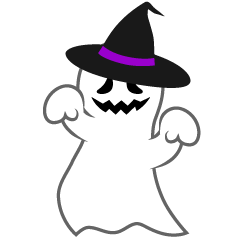 Ghost Wearing Hat