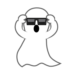 Ghost with Sunglasses