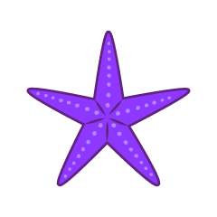 Purple Starfish