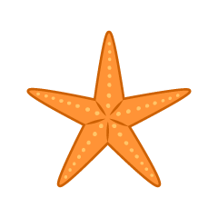 Orange Starfish