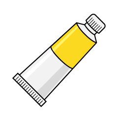 Yellow Paint Tube