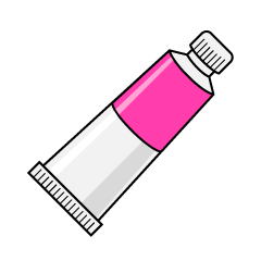 Pink Paint Tube