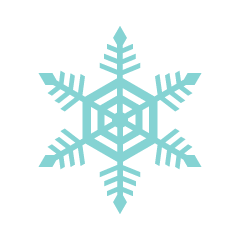 Light Blue Snowflake 1