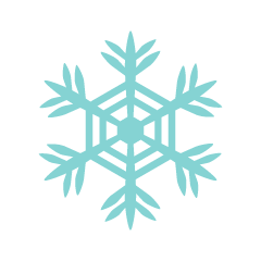 Light Blue Snowflake 5