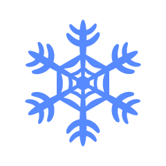 Blue Snowflake 4