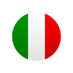 Italy Circle Flag