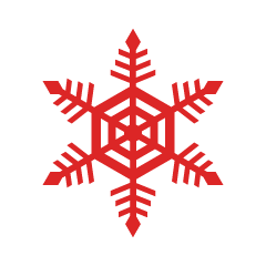 Red Snowflake 1