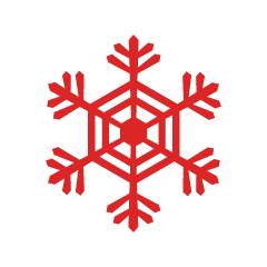 Red Snowflake 2