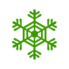 Copo de Nieve Verde 3