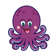 Purple Octopus