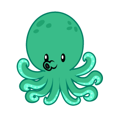 Pulpo Verde Amarillento Lindo