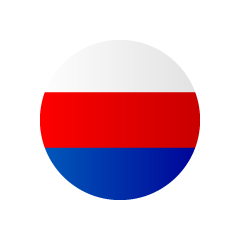 Russia Circle Flag