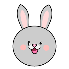 Winking Rabbit Face