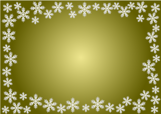 Snow Frame Gold