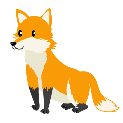 Sitting Fox