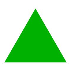 Simple Green Triangle